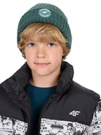 Czapki damskie - CZAPKA ZIMOWA Z 4F BEANIE UNIWERSALNA PREZENT 4F CIEPŁA M658 - miniaturka - grafika 1