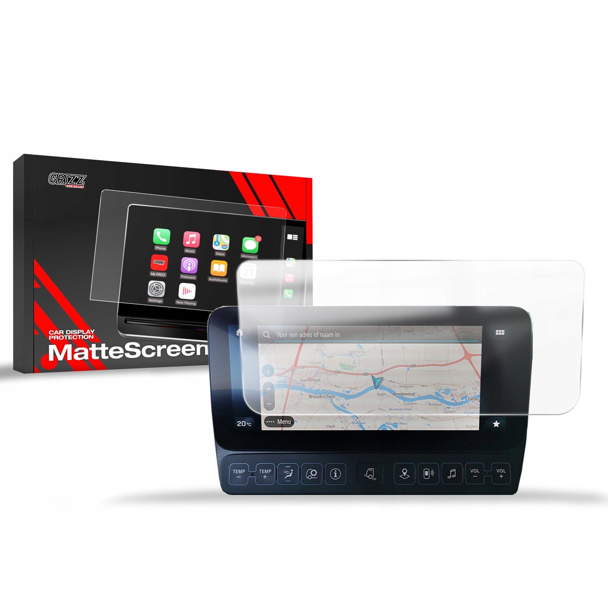 GrizzGlass Folia matowa CarDisplay Protection do Mercedes Actros F 2021-2024