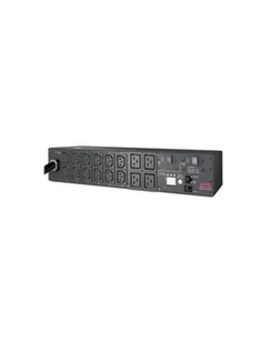 APC Rack PDU, Metered, 2U, 30A, 208V, (12) C13S & (4) C19 - Listwy zasilające - miniaturka - grafika 1