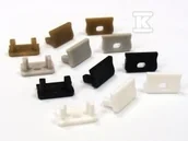 Akcesoria do oświetlenia - Nextec Zaślepka do profilu LED NTA, z otworem, szara - miniaturka - grafika 1