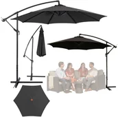 Parasole ogrodowe - Lean Parasol Ogrodowy Boczny 350 x 250cm Antracyt - miniaturka - grafika 1