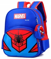 Plecaki szkolne i tornistry - Plecak + portmonetka szkolny do przedszkola szkoły SPIDERMAN dla chłopca - miniaturka - grafika 1