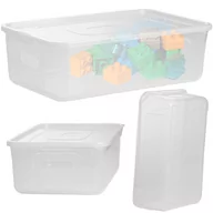 Pojemniki kuchenne - Pojemnik Pudło Plastikowe Pojemniki Z Pokrywą Multibox 34X20X10 Cm, 7 L - miniaturka - grafika 1