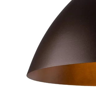 Kopułowa, brązowa lampa wisząca do kuchni TK 4509 z serii FARO - Lampy sufitowe - miniaturka - grafika 2