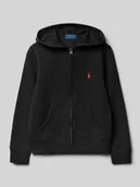 Swetry dla chłopców - Bluza rozpinana o kroju regular fit z wyhaftowanym logo model ‘Knit’ - miniaturka - grafika 1