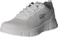 Trampki męskie - Skechers męskie trampki BOBS B FLEX - ICY EDGE Biały, Kolor:biały, Rozmiar UE:42 - miniaturka - grafika 1