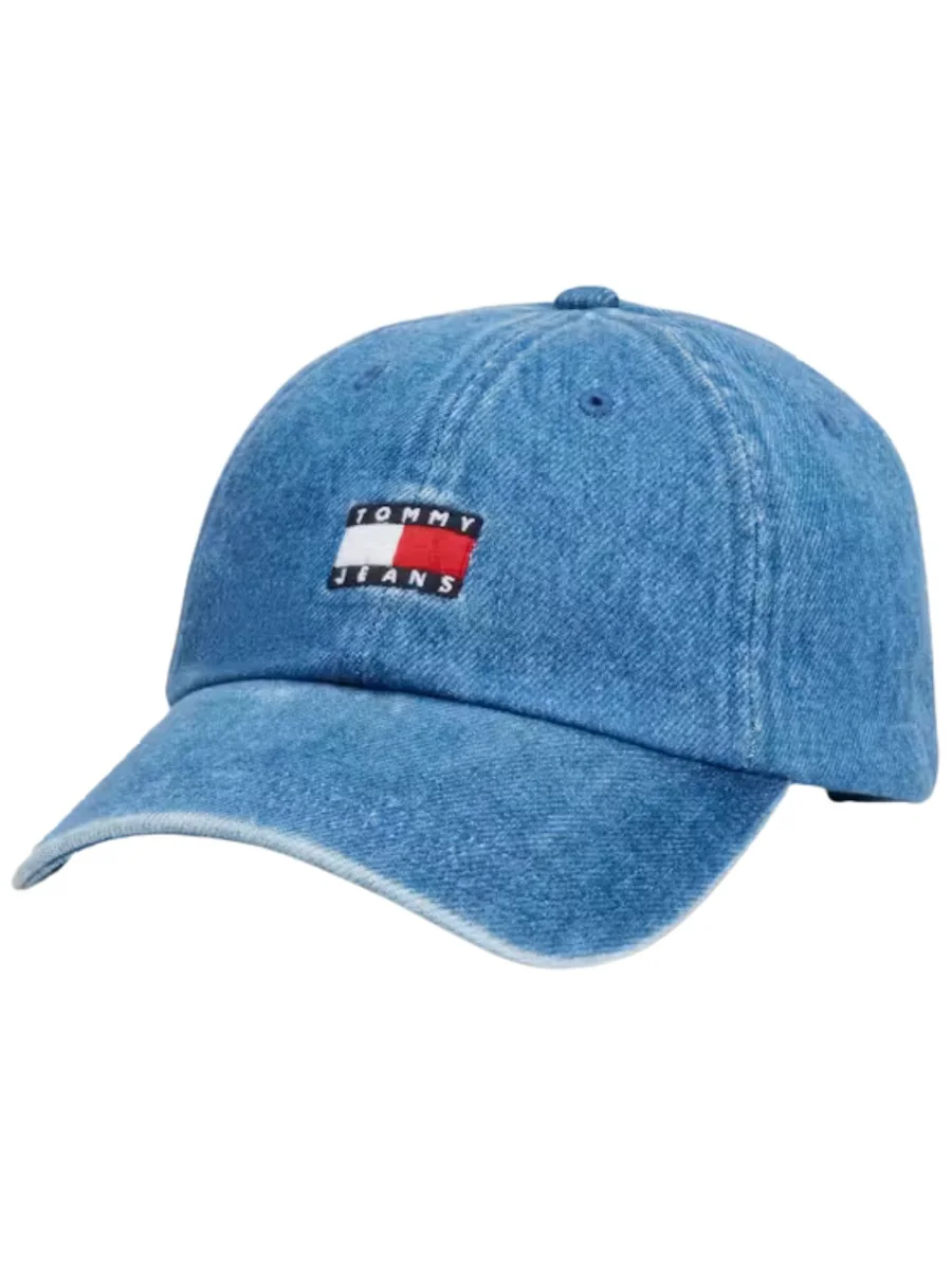 Czapka z daszkiem damska Tommy Jeans AW0AW16382 0GY DENIM