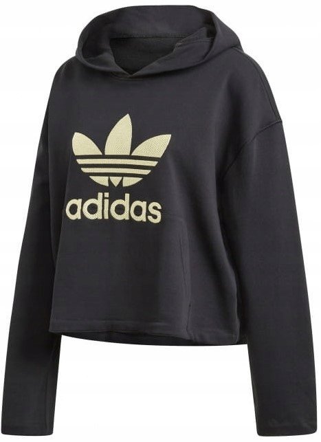 XXS BLUZA DAMSKA ADIDAS LG HOODIE FM2650 CZARNA SPORTOWA