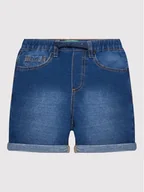 Spodenki damskie - United Colors Of Benetton Szorty jeansowe 4BAYC900L Granatowy Regular Fit - miniaturka - grafika 1