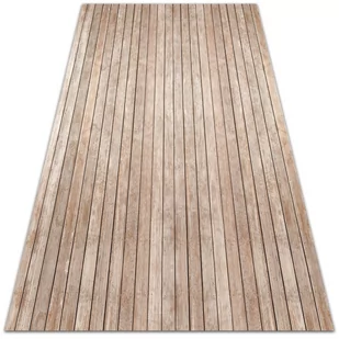 Wewnętrzny dywan winylowy Deska w paski 80x120 cm - Dywany - miniaturka - grafika 1