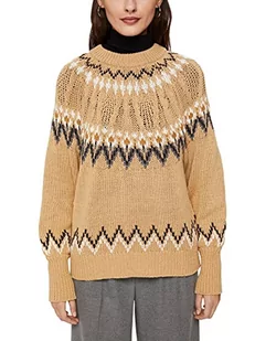 ESPRIT Sweter damski, khaki beżowy, XS - Swetry damskie - miniaturka - grafika 1