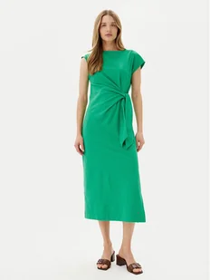 Tommy Hilfiger Sukienka codzienna WW0WW45159 Zielony Regular Fit - Sukienki - miniaturka - grafika 1