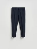 Spodnie męskie - Reserved - Spodnie chino slim z kantem - granatowy - miniaturka - grafika 1