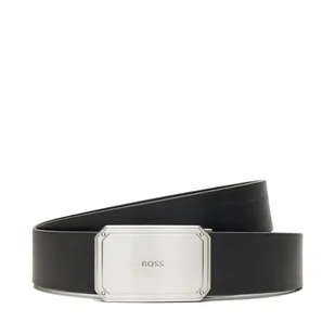 Pasek Męski BOSS Jeyler 50548382 Czarny - Paski - miniaturka - grafika 1