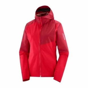 Kurtka Salomon Bonatti Trail W Jalapeno Red - Kurtki i kamizelki sportowe damskie - miniaturka - grafika 1