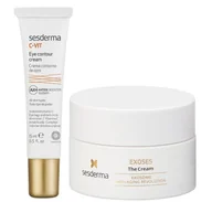 Zestawy kosmetyków damskich - Sesderma Zestaw: Exoses Krem do twarzy 50ml + C-Vit Krem kontur oczu 15ml - miniaturka - grafika 1