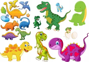 TATUAŻE ZMYWALNE DLA DZIECI DINOZAURY DUŻO GRAFIK - Zabawki kreatywne - miniaturka - grafika 1