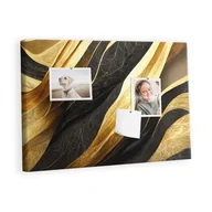 Tablice i flipcharty - Kolorowy Organizer - Tablica Korkowa z Pinezkami - Elegancka abstrakcja 60x40 cm - miniaturka - grafika 1