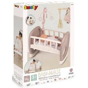 Akcesoria dla lalek - Baby Nurse Kołyska z karuzelką SMOBY - miniaturka - grafika 1