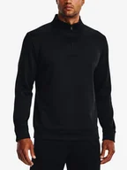Bluzy męskie - Bluza męska Under Armour UA Armour Fleece 1/4 Zip-BLK S - miniaturka - grafika 1