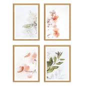 Ramki na zdjęcia - Naturalne Ramki Na Zdjecia -Zestaw Ramek Drewnianych - Galeria Ramek Na 4 Zdjęcia - miniaturka - grafika 1