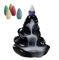 Świeczniki - Kominek Zapachowy Kadzielnica Backflow Kadzidła  Wodospad Solo - miniaturka - grafika 1