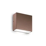 Lampy ogrodowe - Ideal Lux Kinkiet zewnętrzny TETRIS-1 AP1 kawowy 213323 213323/IL - miniaturka - grafika 1