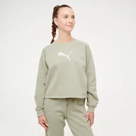 Bluzy sportowe damskie - Bluza damska Puma crop - miniaturka - grafika 1