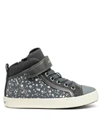 Buty dla dziewczynek - Geox Sneakersy J Kalispera J744GI 0DHAJ C9017 M Szary - miniaturka - grafika 1
