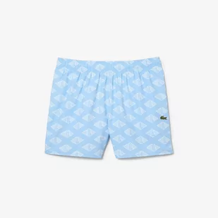 Lacoste męskie dwukolorowe kąpielówki z nadrukiem monogramu - Kąpielówki męskie - miniaturka - grafika 1