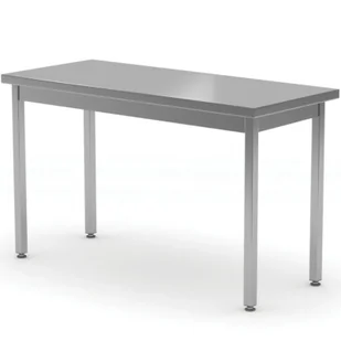 Stół blat roboczy do kuchni centralny stalowy Kitchen Line 800 x 600 x 850 mm - Hendi 816196 - Stoły gastronomiczne - miniaturka - grafika 1