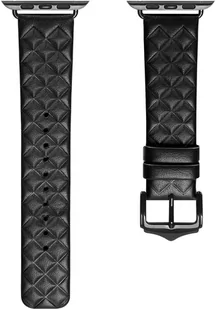 Dux Ducis Strap skórzany pasek do Watch 7 / 6 / 5 / 4 / 3 / 2 / SE (45 / 44 / 42mm) opaska bransoleta bransoletka z naturalnej skóry czarny (Enland Version) - Akcesoria do smartwatchy - miniaturka - grafika 1