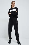 Dresy damskie - Reebok dres damski kolor czarny - miniaturka - grafika 1