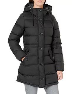 Kurtki damskie - GANT Damska kurtka D2. Long DOWN Jacket, Ebony Black, XXL - grafika 1