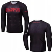 Kimona, stroje i obuwie - Rashguard Z Długim Rękawem Męski Extreme Hobby Black Armour R. M - miniaturka - grafika 1