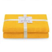 Ręczniki - AmeliaHome, Ręcznik Rubrum żółty 50x90+70x130 cm - miniaturka - grafika 1