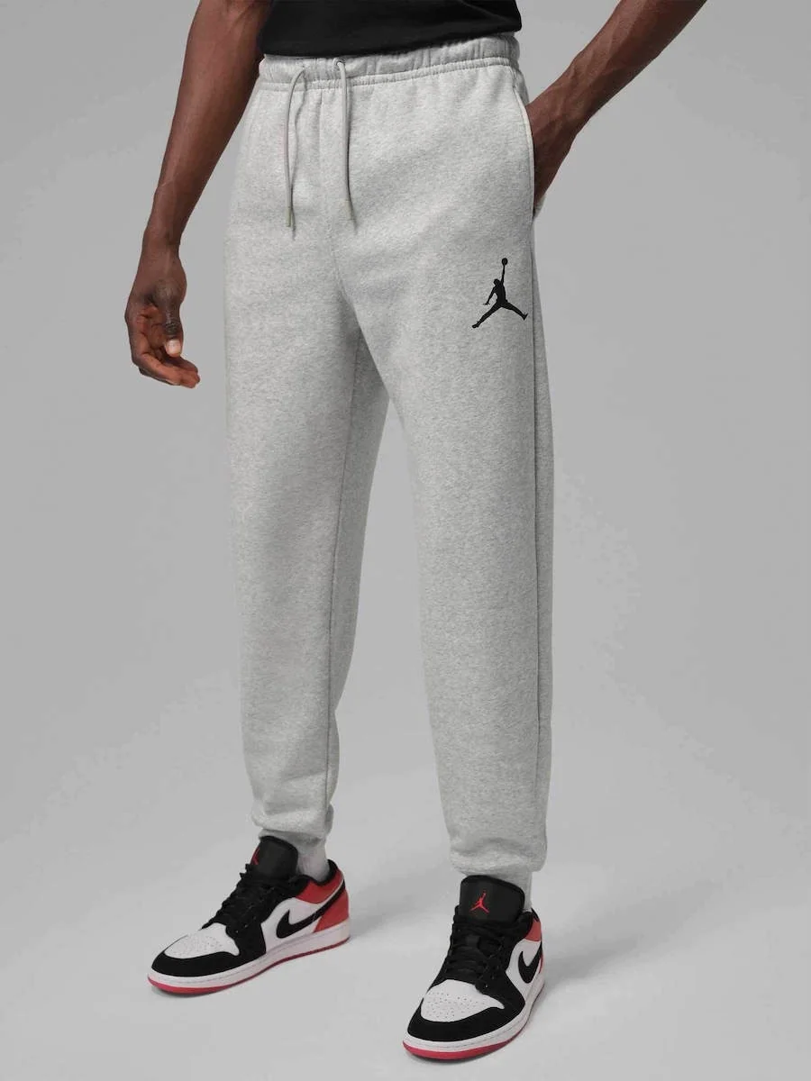 Spodnie Dresowe Nike Air Jordan Męskie Bawełniane Szare IR0331-050 r. M