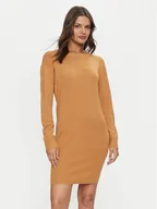 Sukienki - Armani Exchange Sukienka dzianinowa 6DYA1J YME3Z 1788 Pomarańczowy Regular Fit - miniaturka - grafika 1
