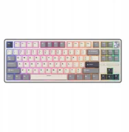 Klawiatury - Royal Kludge RK R87 Pro - US išdėstymas - Chartreuse Switches - Pilkas Pilka Žaidimų Klaviatūra R87PRO-HG-CS - miniaturka - grafika 1
