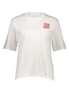 SisterS point Koszulka w kolorze białym - Koszulki i topy damskie - miniaturka - grafika 1