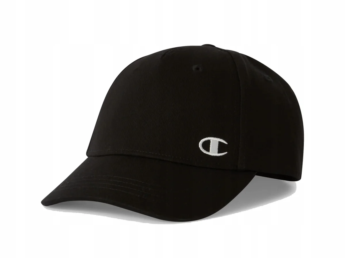 CZAPKA Z DASZKIEM CHAMPION 806261-KK001 bejsbolówka bawełniana czarna