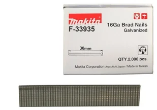 Makita Gwoździe (Szpilka) 16Ga 30Mm Do Dbn600 (2000Szt) M F-33935 88381294492 - Gwoździe - miniaturka - grafika 1