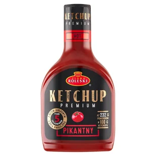 Roleski Ketchup Pikantny Premium 465g - - Koncentraty warzywne, przeciery - miniaturka - grafika 1