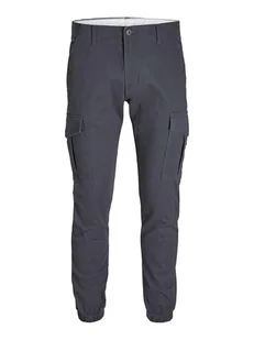 Jack & Jones Bojówki w kolorze antracytowym - Spodnie męskie - miniaturka - grafika 1