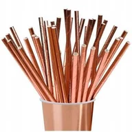 Dekoracje domu - SŁOMKI ROSE GOLD na wieczór panieński 10 szt. - miniaturka - grafika 1