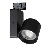 Lampy sufitowe - 3-fazowa lampa sufitowa do szyn OIO ML1109 LED 35W 3000-4000K czarna - miniaturka - grafika 1