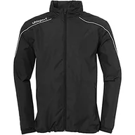 Kurtki męskie - uhlsport Uhlsport STREAM 22 kurtka męska na każdą pogodę, czarno-biała, L 100519501 - miniaturka - grafika 1