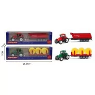 Samochody i pojazdy dla dzieci - Traktor z przyczepą mix Icom Polska - miniaturka - grafika 1