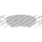 Klocki hamulcowe - Klocki hamulcowe - komplet FERODO RACING FCP206R - miniaturka - grafika 1