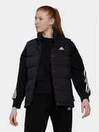 Kamizelki damskie - adidas Bezrękawnik Helionic Down Vest HG6280 Czarny Regular Fit - miniaturka - grafika 1